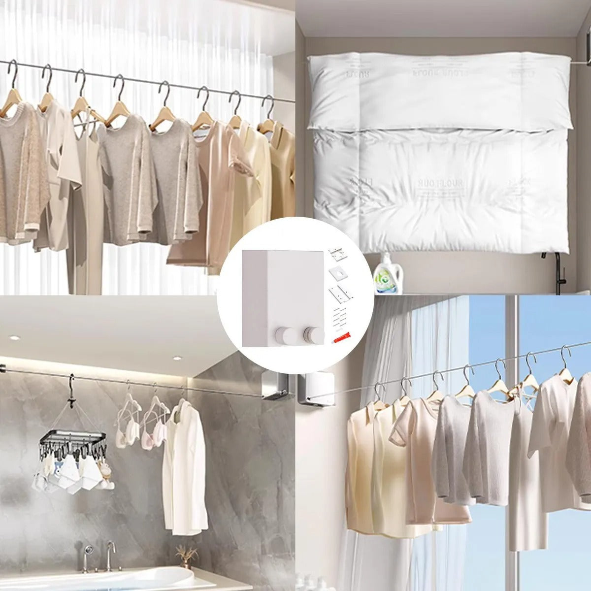 Easydry - Tendedero De Ropa Retráctil